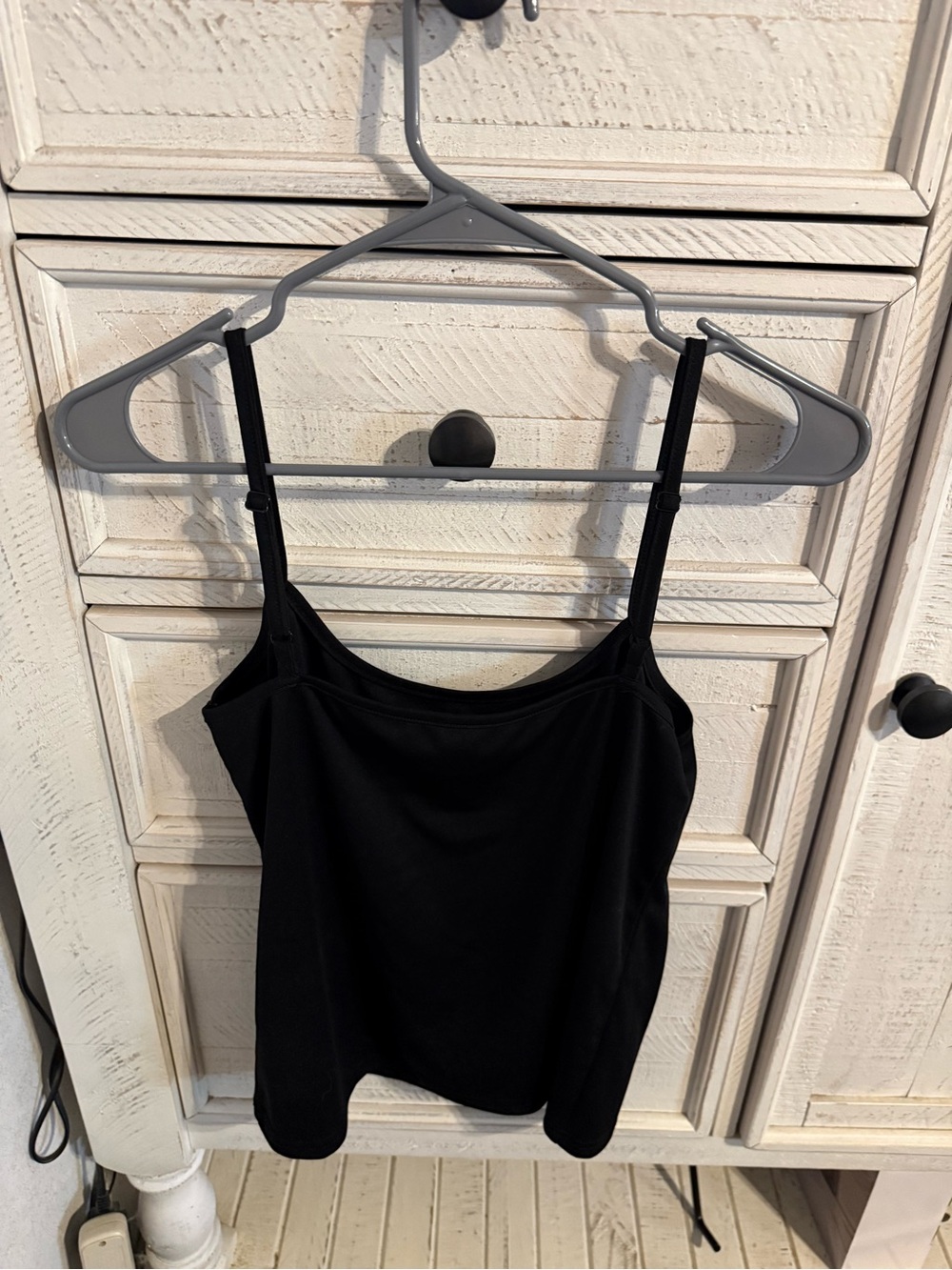 Black Women's Cami Tank Top - Classic Everyday Layering
